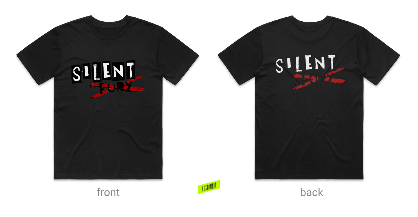 SILENT FURY logo tee